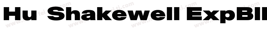 Hu_Shakewell ExpBlk字体转换